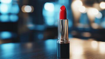 Lipstick on Table photo