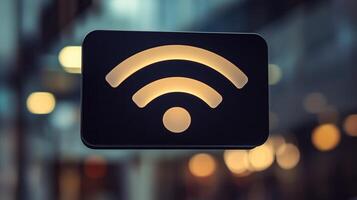 wireless network poster. photo