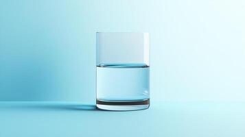 Glass half full or half empty, cool graphic photo
