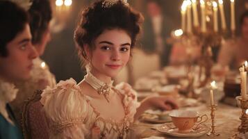 Bridgerton tea party photo