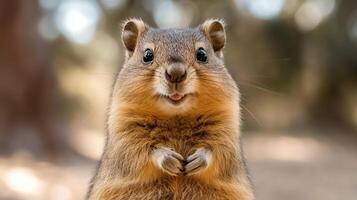 Adorable Quokka portrait. photo