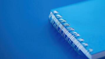 Close-up of a spiral-bound notebook photo