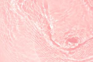 Bluewater waves on the surface ripples blurred. Defocus blurred transparent blue colored clear calm water surface texture with splash and bubbles. Water waves with shining pattern texture background. photo