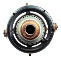 Detailed view of a mechanical part highlighting its structure and design, cut out - stock . png