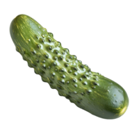 Cucumber on Transparent Background AI-Generative png