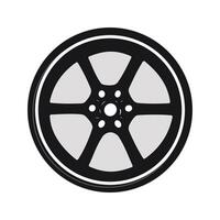 tire icon isolate on white background. vector