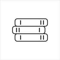 stack of books icon vector