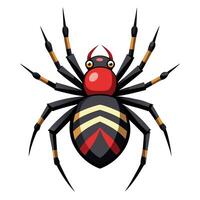 False Widow Spider looks kawaii vector
