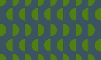 a detailed fabric pattern composed of half circle shape designs ,green half circle on green background. vector