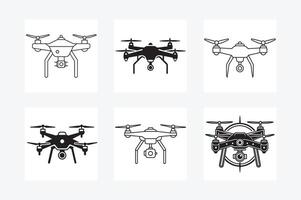 Drone Image Bundle vector