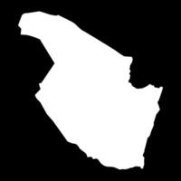 Al Qadarif State map, administrative division of Sudan. illustration. vector