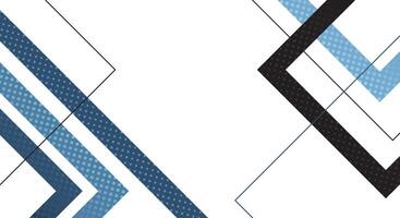 Modern abstract presentation background in blue white colors vector