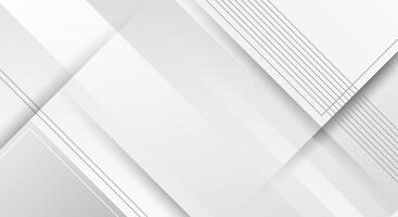 Modern white gray gradient background with square design vector