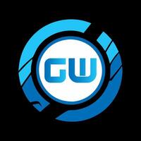 CW letter logo design with a circle shape. CW circle and cube shape logo design. CW hexagon logo template with white and black colors. CW monogram, business, CW real estate logo. vector