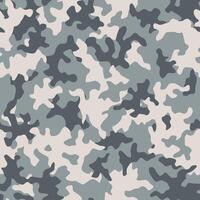 Camouflage background, seamless pattern. Splashes masking camo repeat print. Grey black and white vector