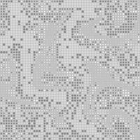 White camouflage of the LED screen. Urban camo halftone dots texture. Military pattern. Digital background vector