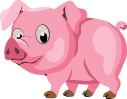 Baby Pig Cartoon Animal vector