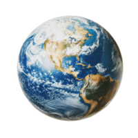 Earth viewed from space with visible continents png
