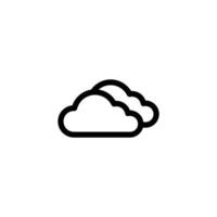 Cloud icon. 2 cloud icon vector