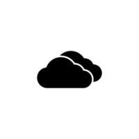 Cloud icon. Cloud computing vector