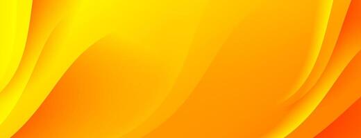 yellow orange abstract wavy lines texture background with copy space vector