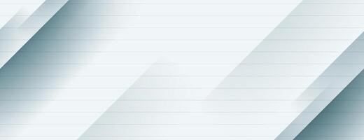 white abstract background with diagonal straight layers vector
