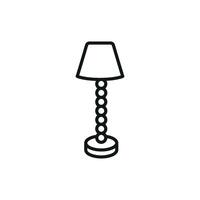 Floor lamp icon design templates simple and modern vector