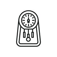 Grandfather clock icon design templates simple and modern vector
