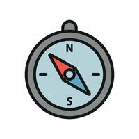 Compass stationary icon design templates simple and modern vector