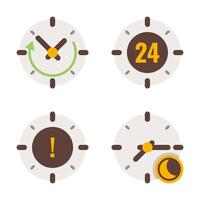 Calendar, Date and Time Icon and Graphic Element Resource vector
