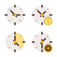 Calendar, Date and Time Icon and Graphic Element Resource vector