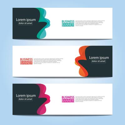 Banner templates design. modern banner.
