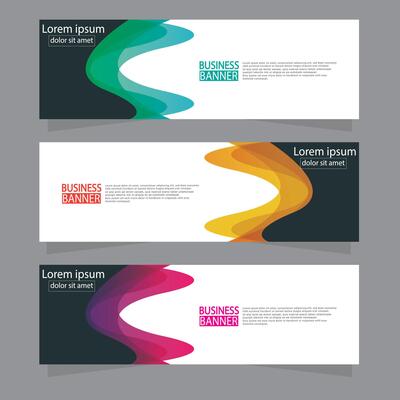 Banner templates design. modern banner.
