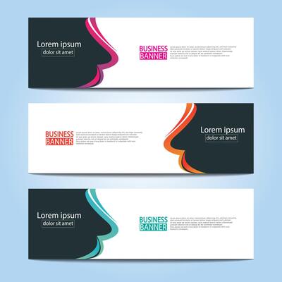 Banner templates design. modern banner.