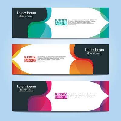 Banner templates design. modern banner.