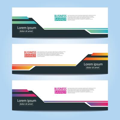Banner templates design. modern banner.