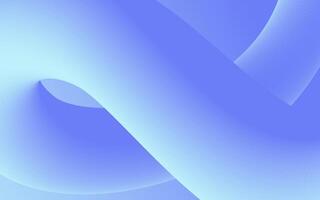 Realistic blue background with abstract 3d wave shape vector