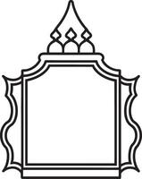 Template of Decorative vintage frames,borders . White Background and illustration. vector
