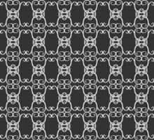 Original seamless pattern in the form of a lattice on a gray background vector