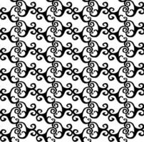 Original abstract pattern in the form of black spirals on a white background vector