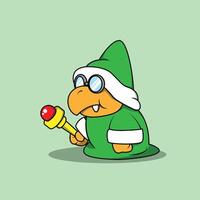 Wizard Enemy Turtle Game vector