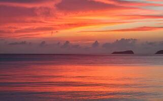 an amaizing sunset background photo