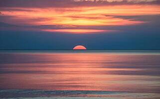 an amaizing sunset background photo