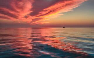 an amaizing sunset background photo