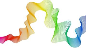 Abstract backdrop with wave gradient lines vector