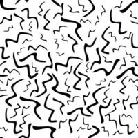 Seamless pattern with sketch squiggle vector