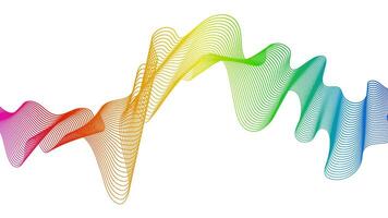 Abstract backdrop with wave gradient lines vector