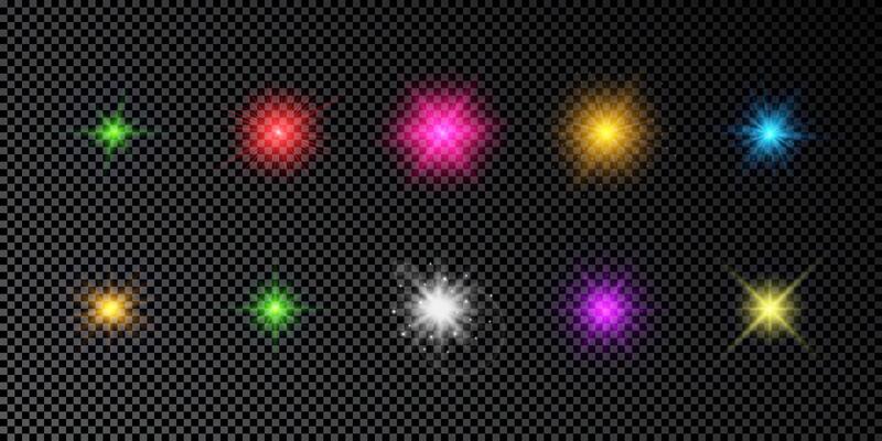 Light effect of lens flare