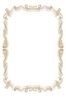 handrawn Ornament template frame vector