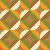 Seamless abstract autumn background, autumn geometric pattern background,. vector